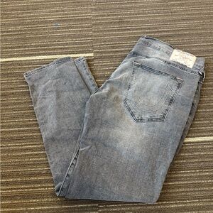 True Religion Light Blue Straight Jeans